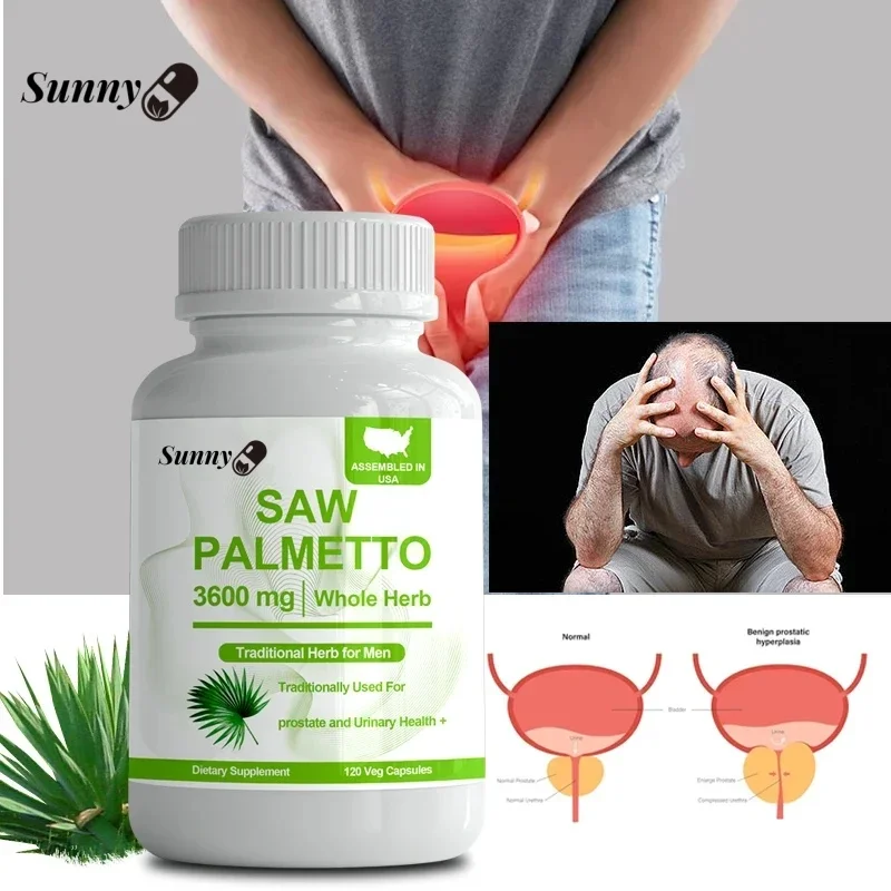 Saw Palmetto-Promotes Hair Growth And Urinary Support, Prostate , Prevents Hair Loss