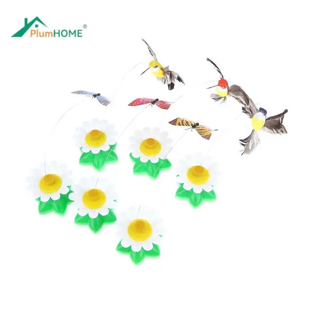 Garden Decoration Electric Dancing Fluttering Butterflies Flying Humming Bird Garden Yard Outdoor Home Decoration Farmland 1