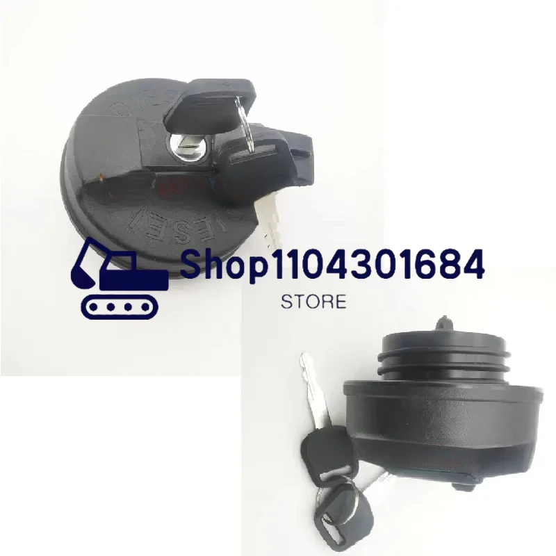 JCB BACKHOE DIESEL FUEL CAP WITH 2 KEYS PART NO. 332/F4780 OR 331/11403