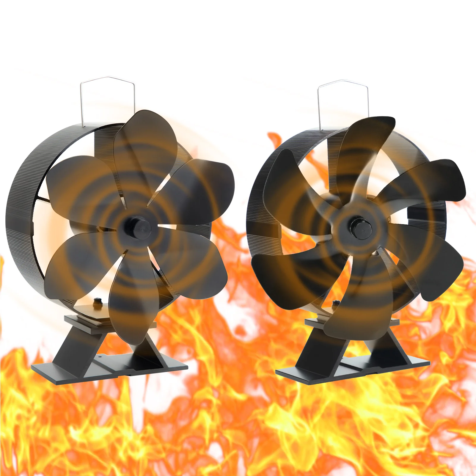 Fireplace Fan Thermoelectric Fan Heat Powered Wood Stove Fan Circulat