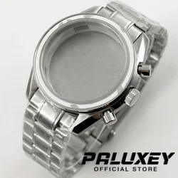 Premium Multifunctional 40mm Speedmaster Watch Case for Quartz Movements - Fits 20mm Strap (No Bezel Insert B)