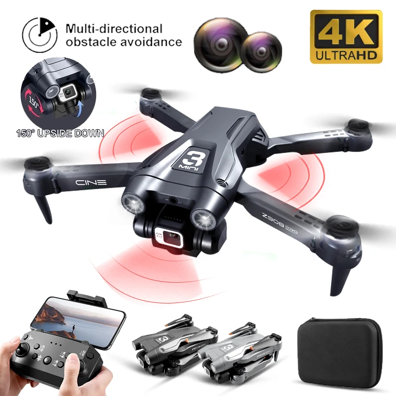 Z908 Pro Drone Professional 4k Hd Camera Mini4 Dron Optical Flow