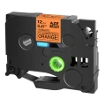 Black on Fluo Orange