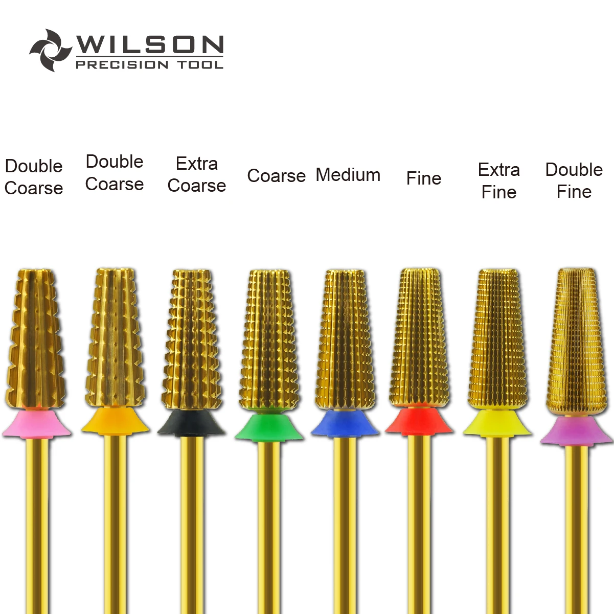 

WILSON 5 in 1 Bits 2 Way Nail Drill Bits R gel Manicure tools professional carbide material nail nail stylist supplies