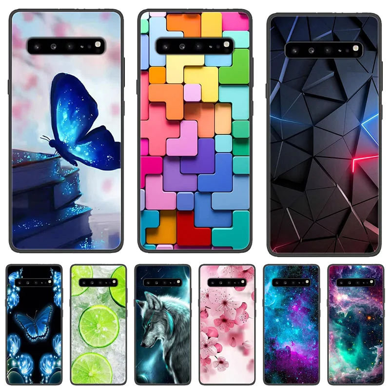 Per Samsung Galaxy S10 5G Custodia Fashion Soft Cover Posteriore Del Telefono In Silicone Per Samsung S10 5G Fundas G977U G977N G9770 Coque Bumper