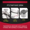 Extra Large 53 Quart / 50 Liter Professional Pressure Cooker, Heavy-Duty Aluminum Construction with Multiple Safety Systems 4