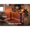 Electric Standing Desk, 55 x 24 Inches Height Adjustable Stand up Desk, Sit Stand Home Office Desk, Computer Desk 3