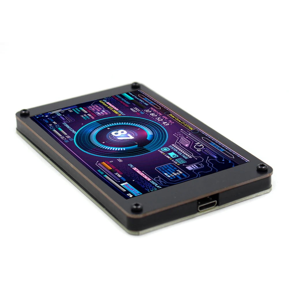 USB2LCD 3.5 ġ IPS LCD  ÷ Ʈ, AIDA64 RGB ȣ USB ÷  ũ PC ǻ  