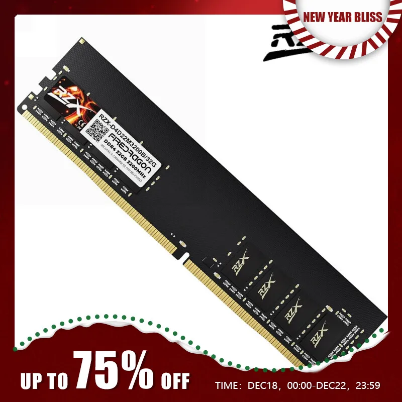 RZX DDR4 RAM Memoria 32GB 8GB 16GB 2400MHz 2666MHz 3200MHz DIMM 데스크탑 컴퓨터 메모리 램