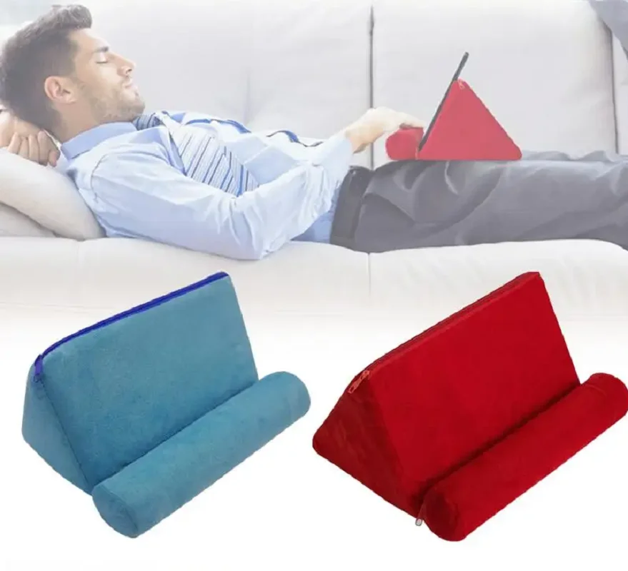 

Pillow Stand Phone Bracket Lightweight Tablet Read Holder Foam Lap Rest Cushion For IPad Phone Reading Watching TV Bracket