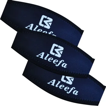Universal Neoprene Mask Strap Cover - Hair Protection, Double Side Diving Straps for Water Sports 3