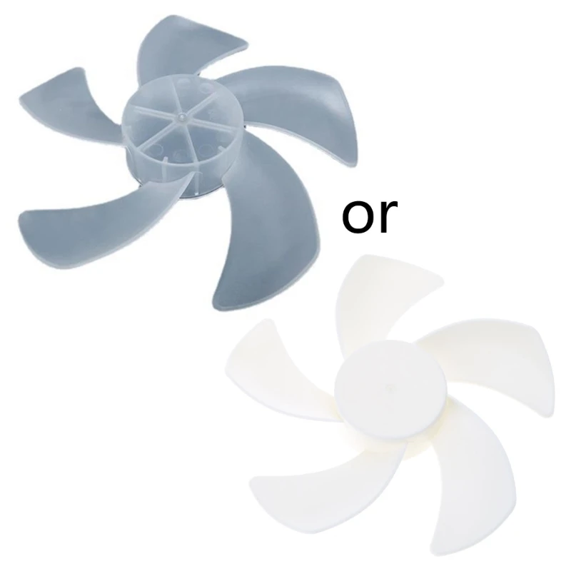 Plastic Fan 5 Leaves Plastic Fan Replacement Five Leaves Electric Fan for Household Small Power Fan