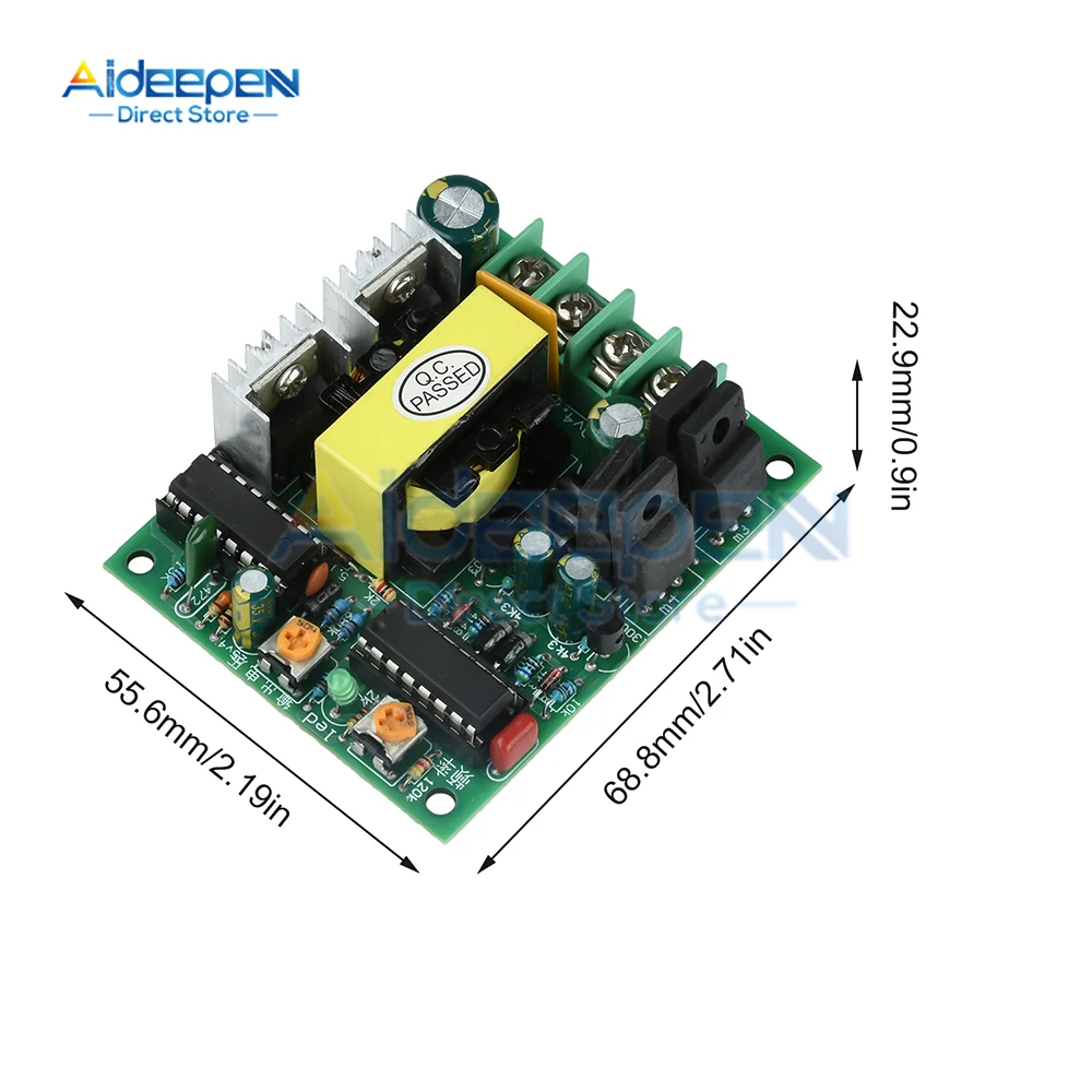 Modulo inverter di potenza DC 12-14.5V a AC 220V 100W con protezione da surriscaldamento Onda sinusoidale modificata 50Hz per auto e elettrodomestici - immagine 6