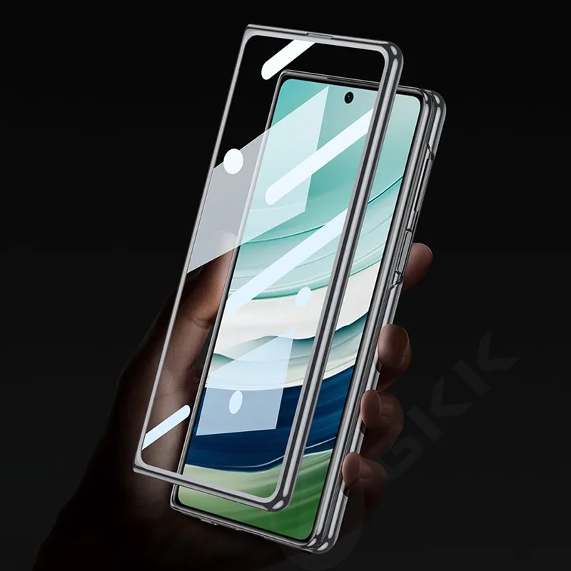 Premium Electroplated Anti-Glare Matte Protective Case with Screen Glass