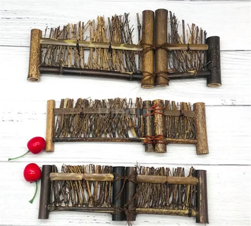 Sushi Tools Vintage bamboo sushi dish seafood Decorative grass fence Japanese Korean plate Cuisine Sushi Boats Creative Exquisite Sushi Tool