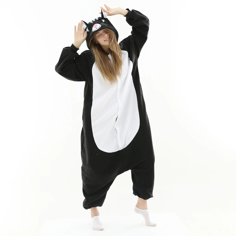 Unisex Onesie Pijamas Cheese Cat Pajamas Cartoon Pyjamas Adult Kigurumi Women Men Animal Cosplay Halloween One-Piece Costume