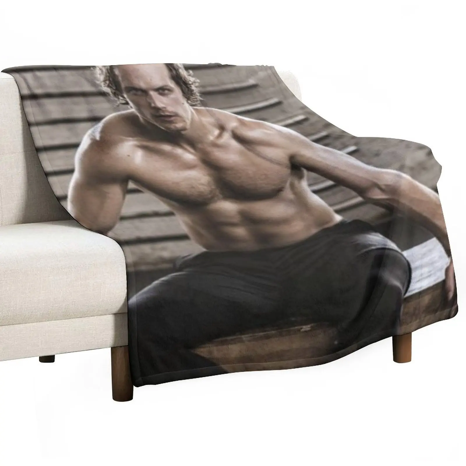 

Sam Heughan Throw Blanket Retro Blankets Thermal Blanket Luxury Throw Blanket Warm Blanket