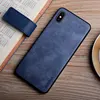 Leather Case for iPhone XS Max XR X funda simple design durable cover for iphone xs case 3