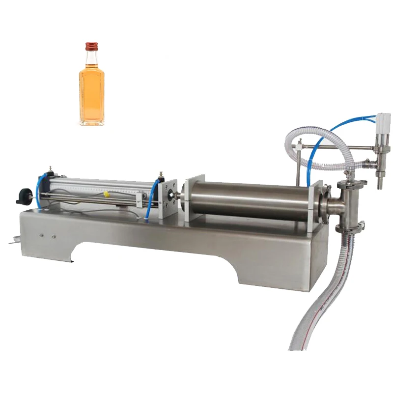 

Pneumatic Liquid Filling Machine For Water Drink Oil Milk Perfum Soy Sauce Quantitative Filling Machine 100-1000ML