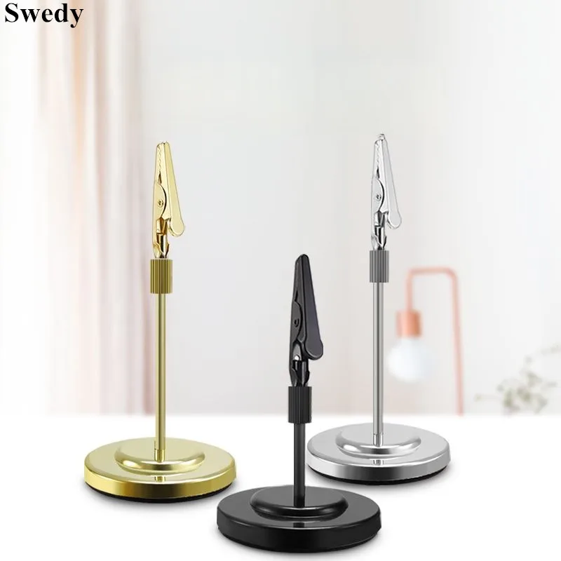 Stainless Steel Price Label Tags Sign Holder Display Stand Wedding Photo Picture POP Clip Table Number Place Card Holder card holder,desk organizer,desk card holder,card display stand,price display stand