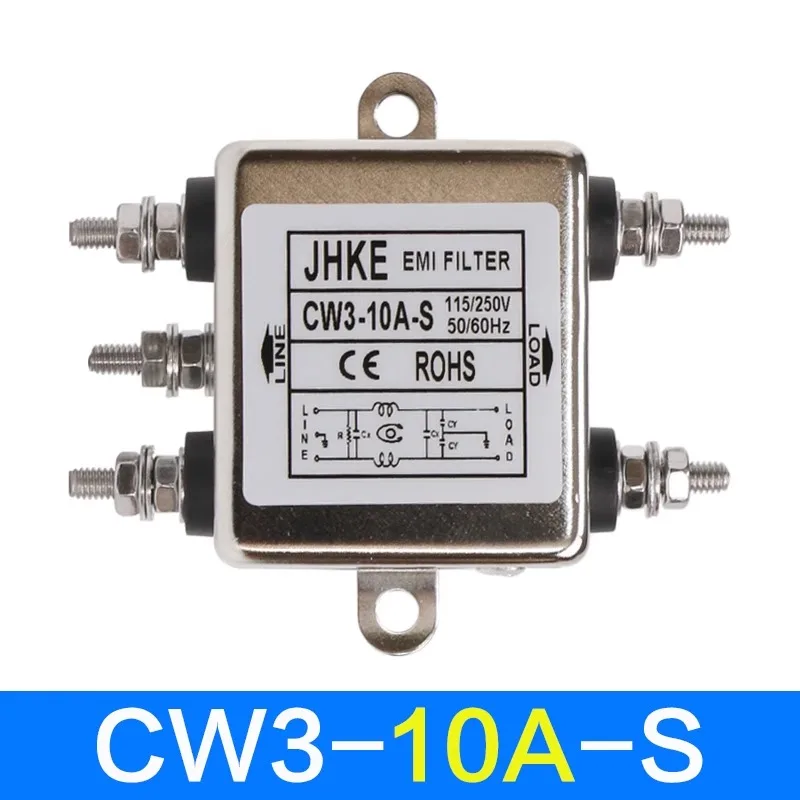 1PCS Power supply filter 220V anti-interference CW4L2 CW3 10A-T/S30A-SR rail type 20A bipolar filter
