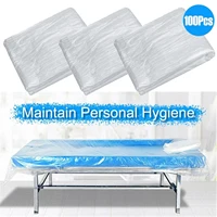 100x Disposable Massage Table Sheets Breathable Transparent SPA Bed Covers Protector Waxing for Beauty Salon Hotels Esthetician 2