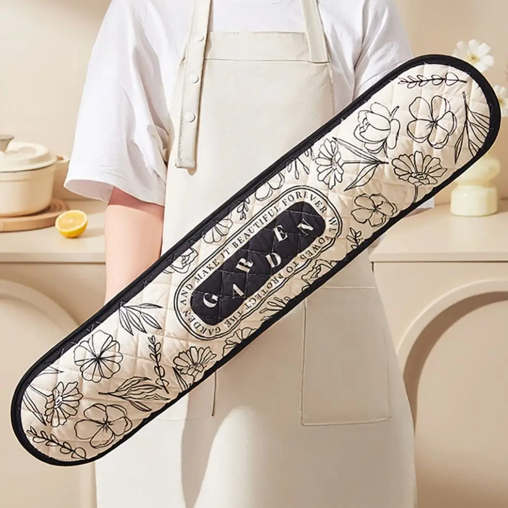 Thickened Microwave Conjoined Gloves 1pc Anti-scald Kitchen Tools Heat Resistance Oven Mitts Portable Baking Accessories