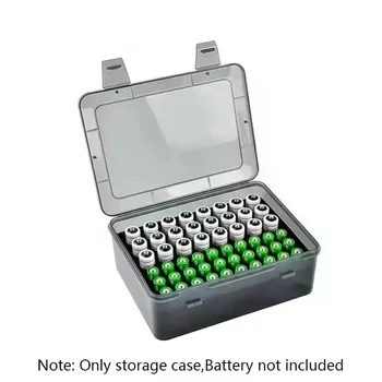 Organizzatore Portabatterie per 54 Batterie AA AAA, Contenitore per Garage, Dispenser per Organizzazione Cassetti Casa
