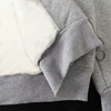 Ready Stock Women Coat Plush Jackets Solid Color Velvet Thick Warm Winter Hoodies Coat Zipper Sweatshirt Tops Winter Plus Size 4