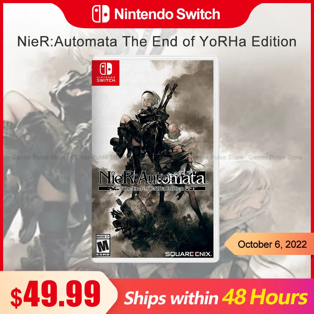 

NieR Automata The End of YoRHa Edition Nintendo Switch игры, игровые сделки, экшн-ролевые игры для Switch OLED Lite, игровая консоль