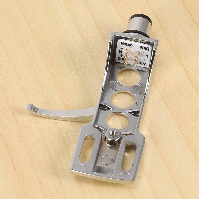 5X Universal LP Disc Record Player Phono Turntable Headshell 4-Pin Aluminum Alloy With OFC Leadwires-AA74