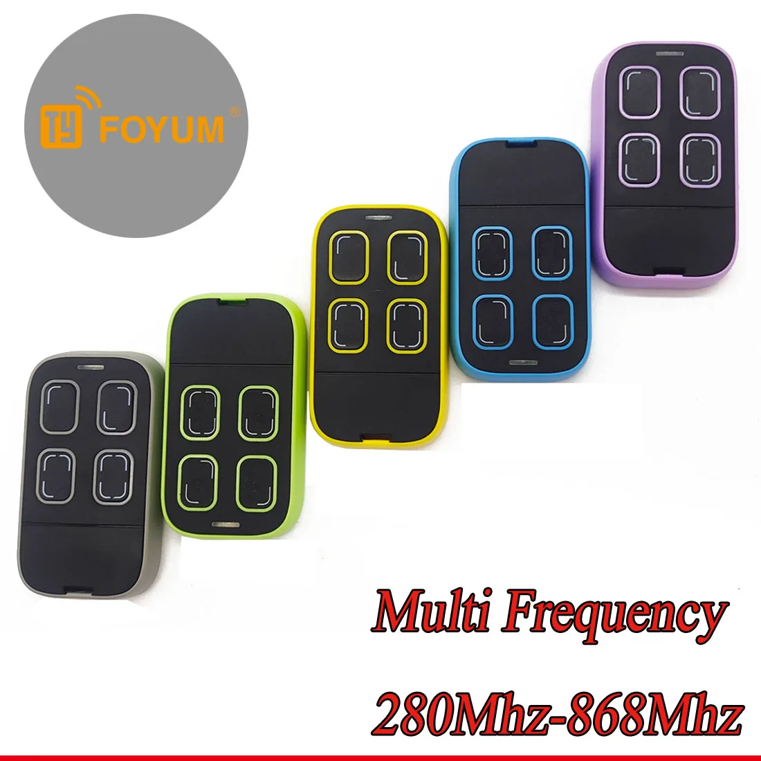 5PCS Multi-frequency Universal Gate Door Remote Control Duplicator ...