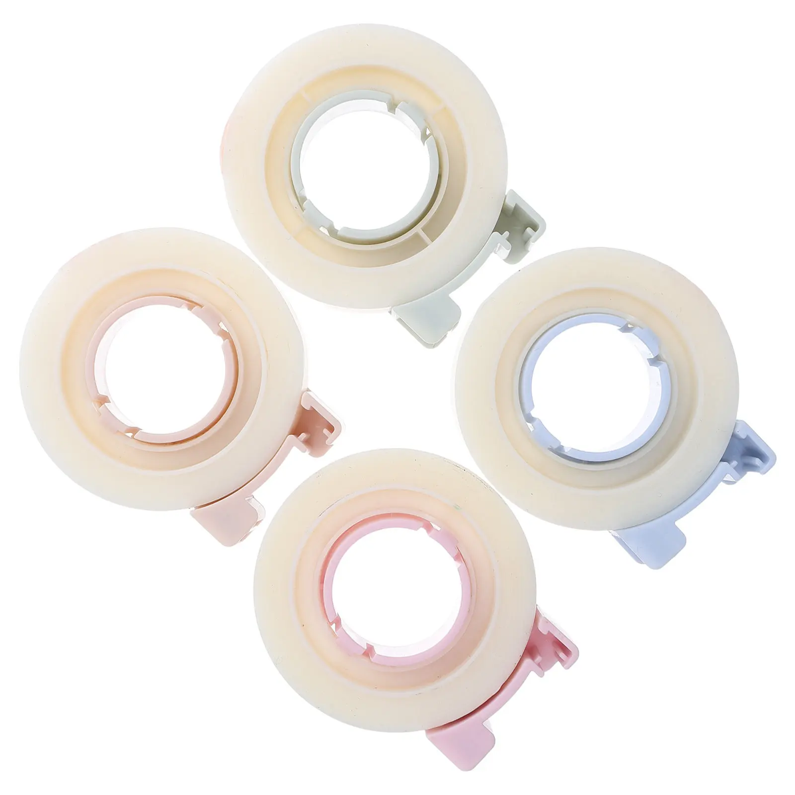 4Pcs 보이지 않는 수정 테이프 학생 투명 쓰기 가능 미니 디스펜서 일상용 휴대용 사무실 학교 홈 수리 테이프