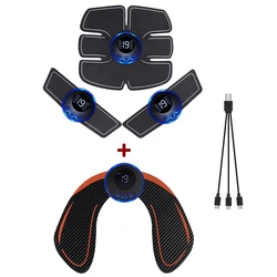 Rechargeable EMS Muscle Stimulator and Full Body Massager (6pack - 3in1andHip)