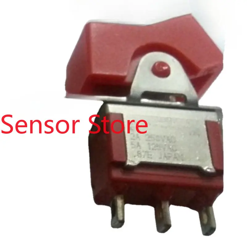 10PCS Rocker Switch, Shake Head  3 Pins, 2nd Gear Button  2A250V, 5A125V