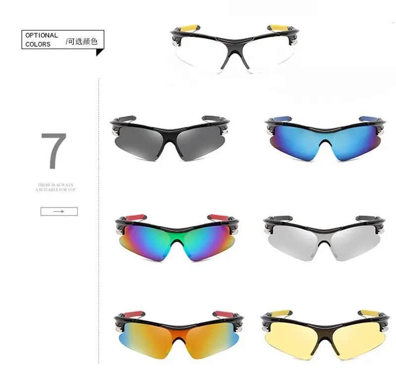 Sports Men Sunglasses Road Bicycle Glasses Mountain Cycling Riding Protection Goggles Eyewear Mtb Bike Sun Glasses_voghion.com