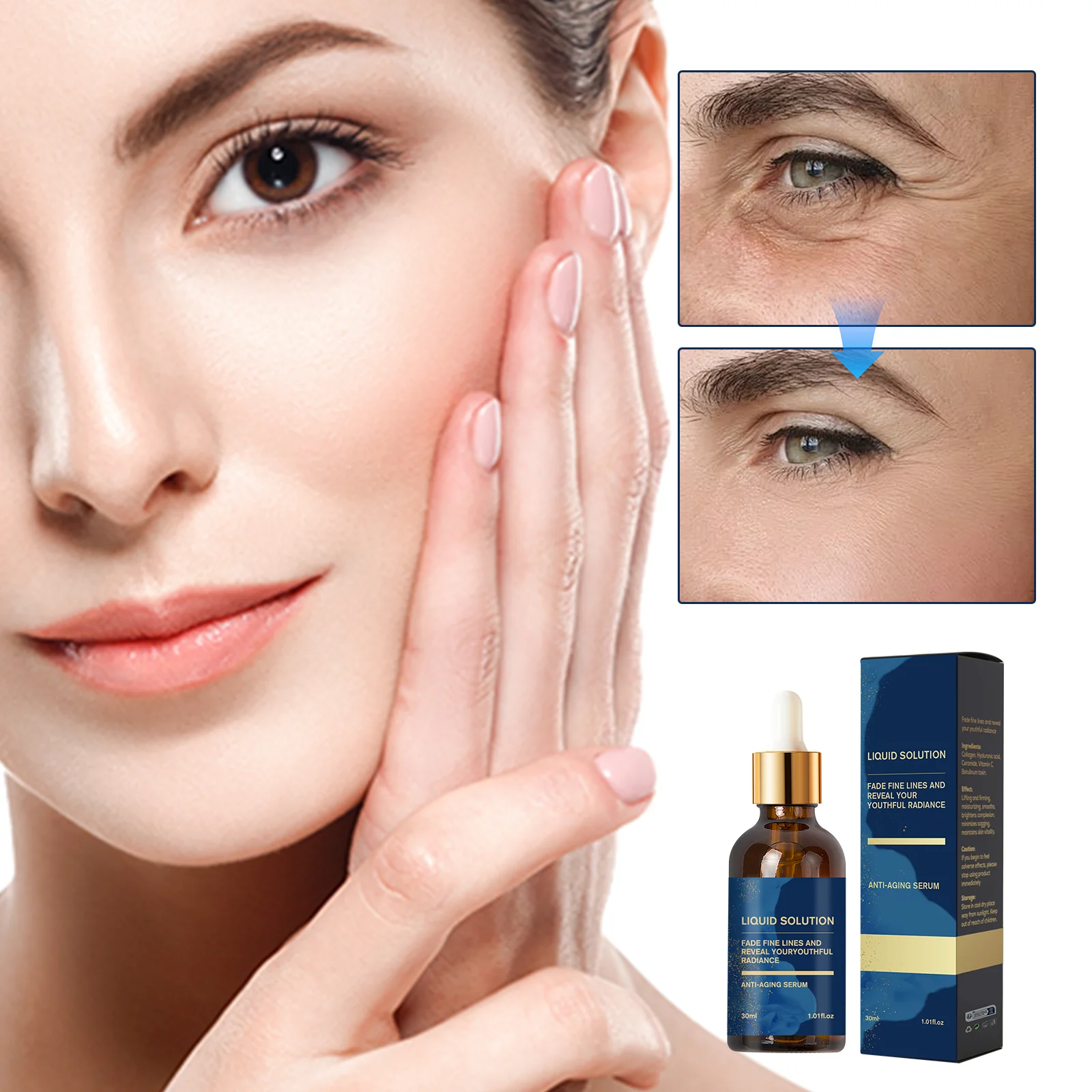Magical Skin Rejuvenation Serum Anti-Wrinkle Essence Firming Lift Fine Lines Anti-Ageing Antioxidant Moisturise Korean Skincare - immagine 2