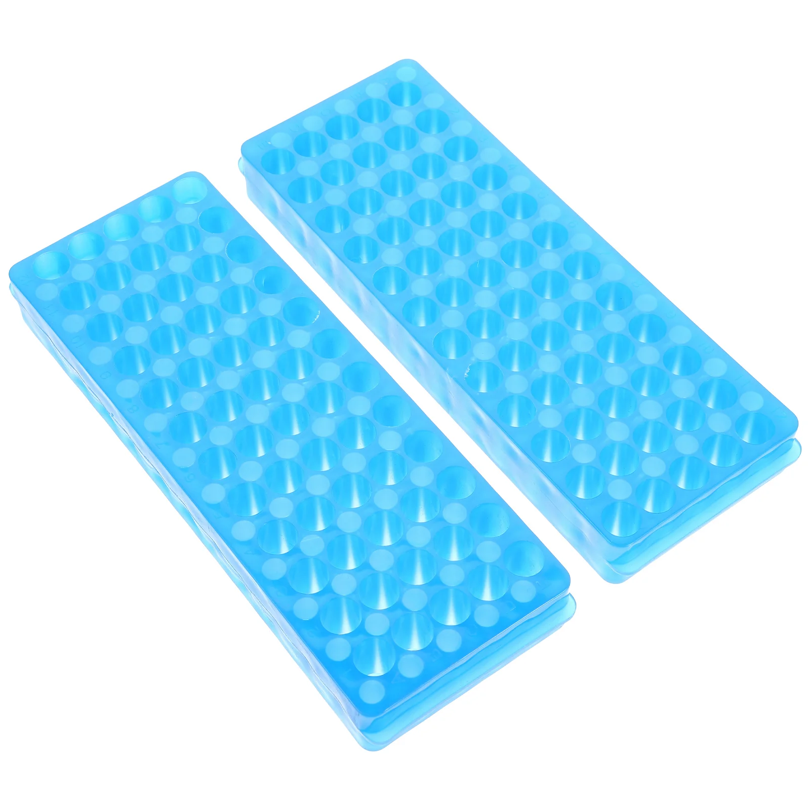 

2 Pcs Test Tube Bottle Holder Centrifuge Rack for Chemistry Bracket Laboratory Supplies 60 Slots