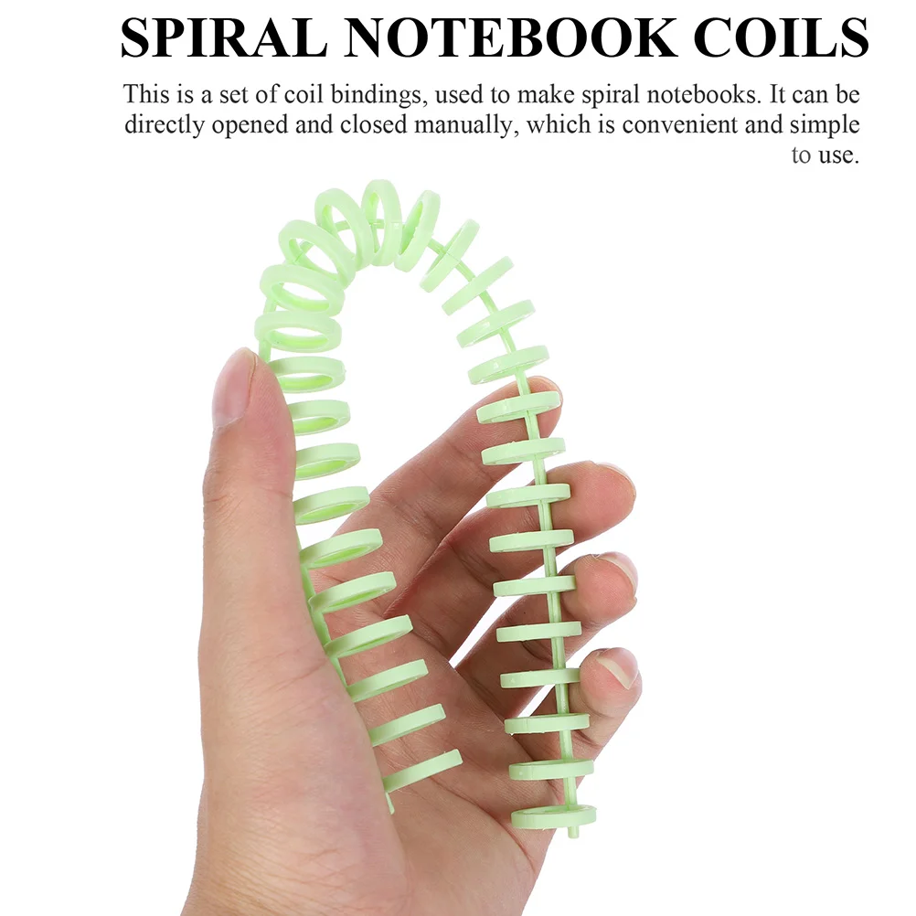 10 Pcs Plastic Notebook Rings Loose Leaf Binder Rings For Binding Coils Removable Book Scrapbook Diy Binder Office