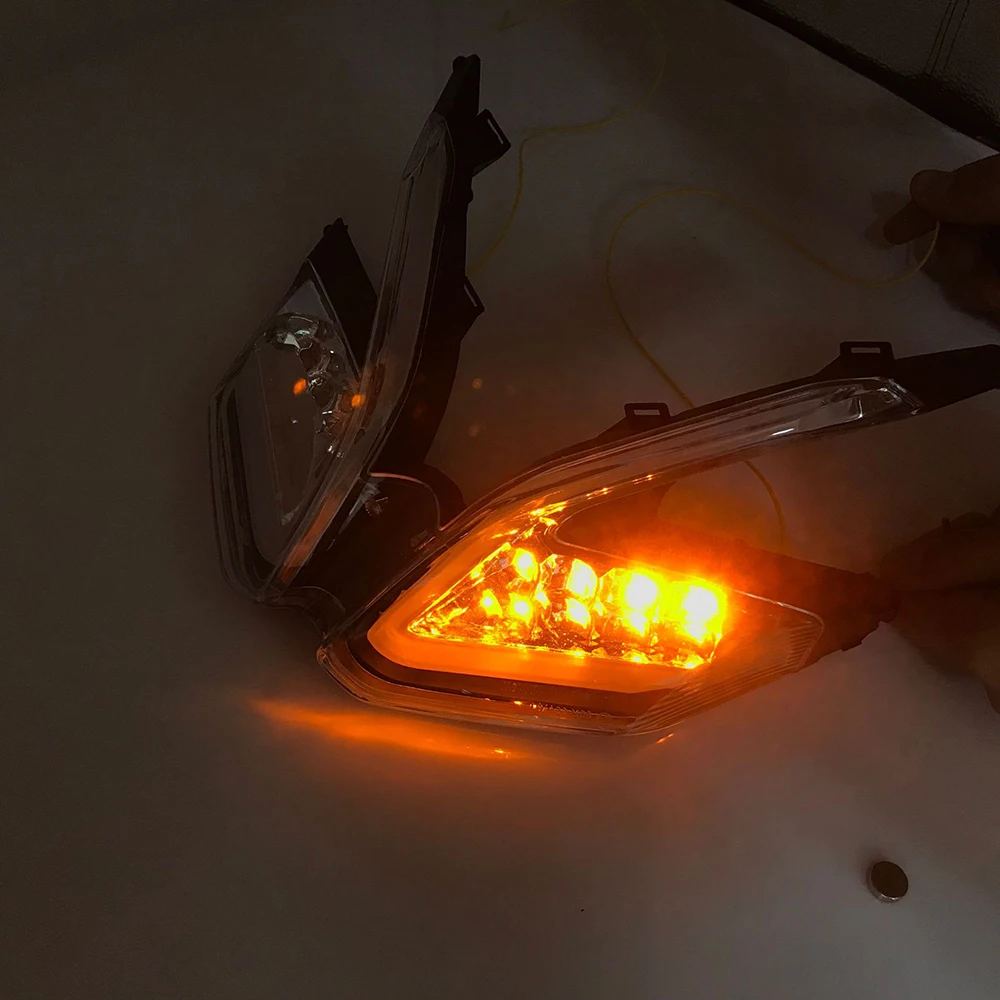 Motorcycle Rear Brake Light LED Taillight Blinker Indicator Shift Turn Signal Lights Lamp For Ducati 899 959 1199 1299 Panigale - - Racext 17
