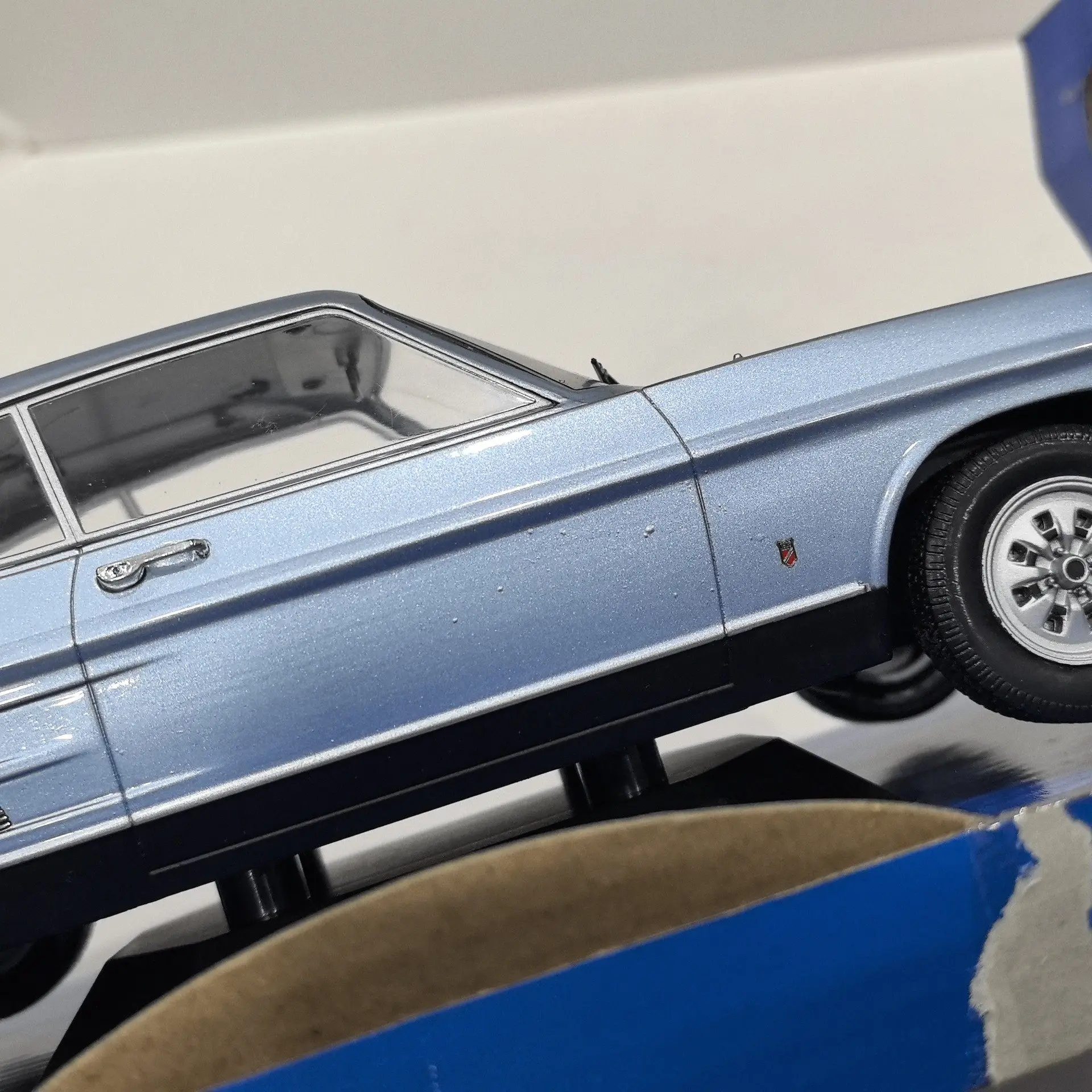 다이캐스트 MCG 1/18 스케일 카프리 MK I 1973 E1 합금 자동차 모델