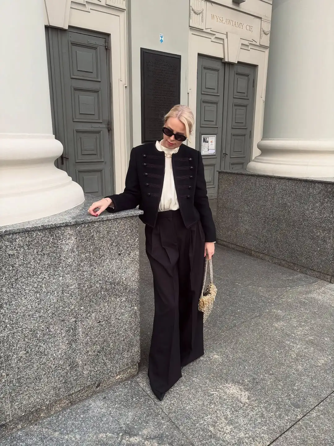 Chic Black Round Neck Napoleon Military Jacket Women Casual Full Sleeve Buttons Cropped Slim Coat 2026 Lady Daily Street Jackets 12 Sf764ba2982ce408dad80b4de24cc126bN
