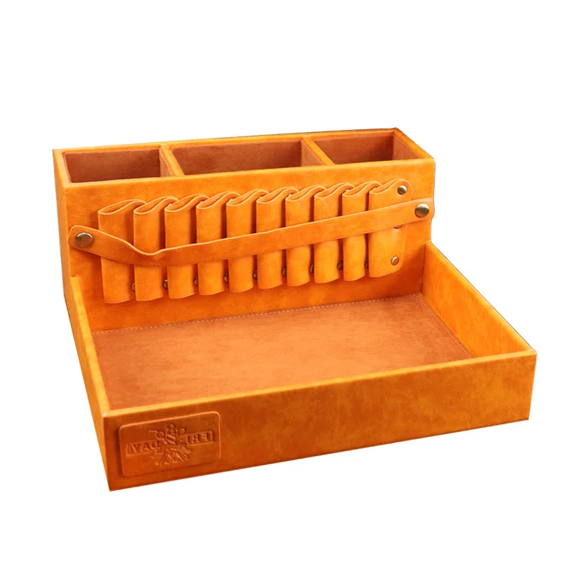 Ferramentas de Barbeiro Tesouras de Corte de Cabelo Caixa de Ferramentas Suporte para Cabelo Titular Tesoura Destacável Cabeleireiro Clipper Escovas Pentes Organizador 8 Home & Garden