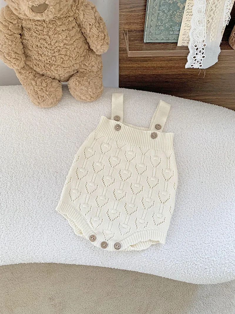 Baby Girls Knit Sweater Bodysuit Outfit