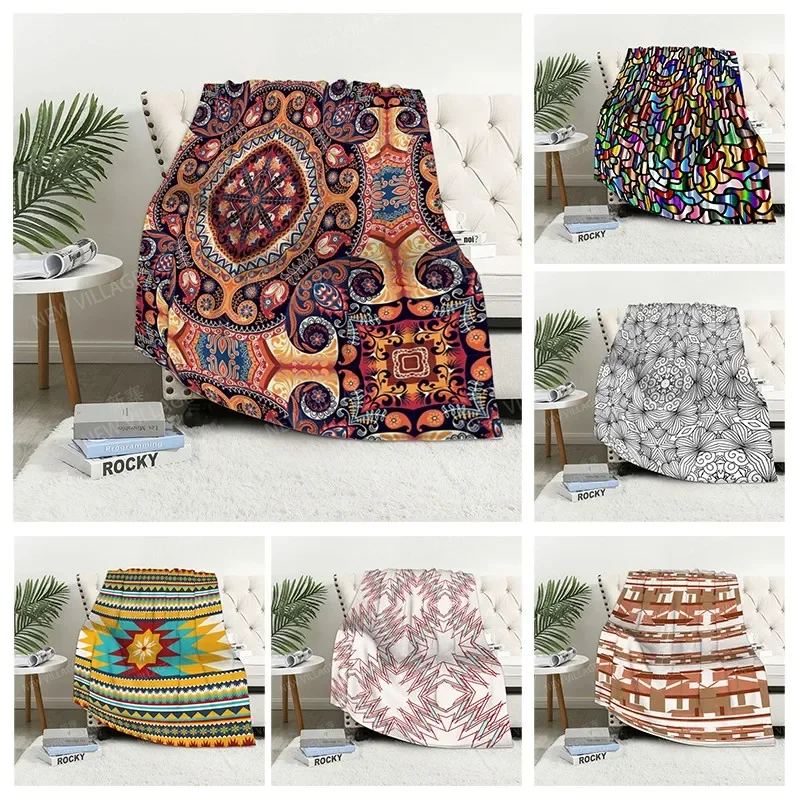 

Plaid sofa for Knee blankets warm winter bed cover throw blanket Decor boho warm fleece Nordic Vintage Morocco Soft and hairy