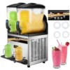 VEVOR Commercial Slushy Machine 15L Double Tank Margarita Machine Stainless Steel Frozen Drink Machine Perfect for Cafes Bars 1