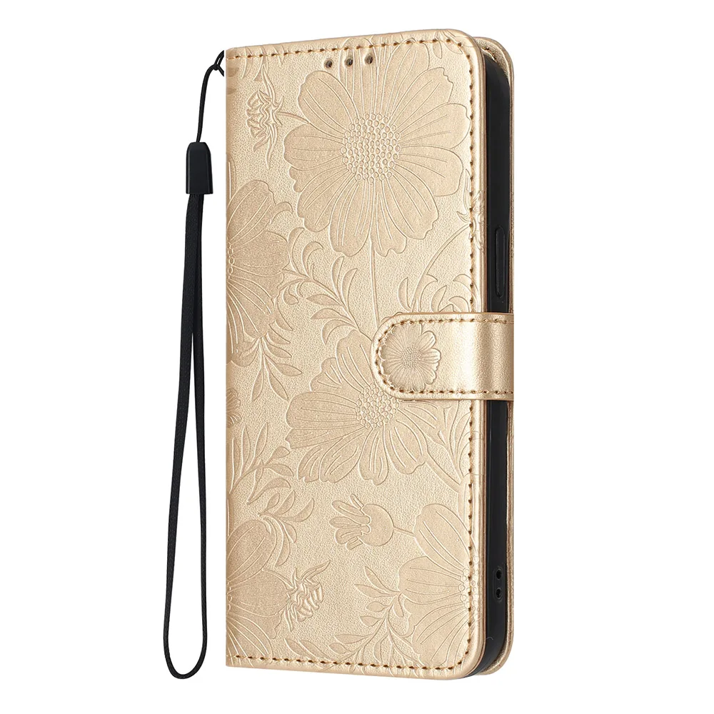 Elegant Leather Wallet Phone Case with Card Storage