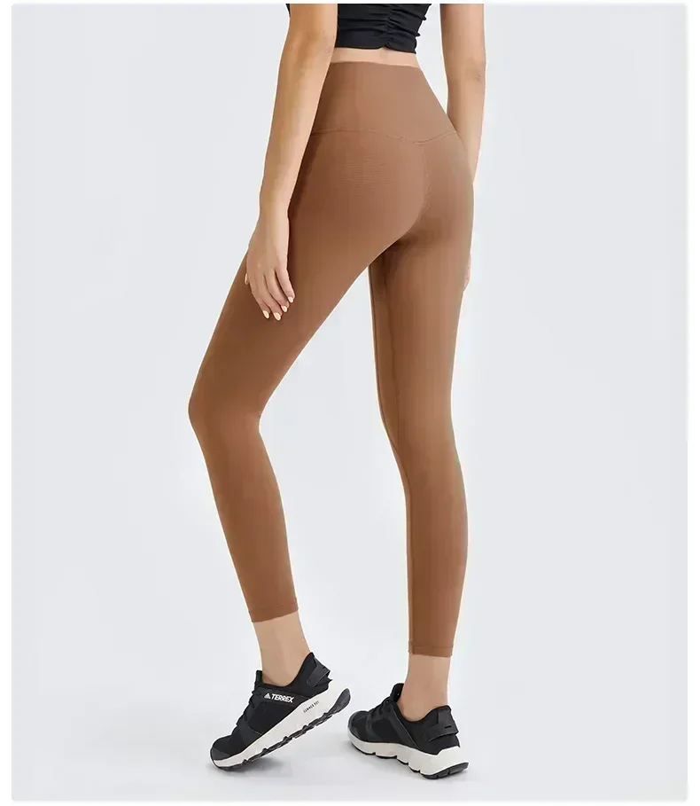 Lemon Women Wintertime Plus Fleece Warm Sport Workout Lift Hip Elastic Fitness Pants Align High Waist Yoga Leggings Gym Trousers