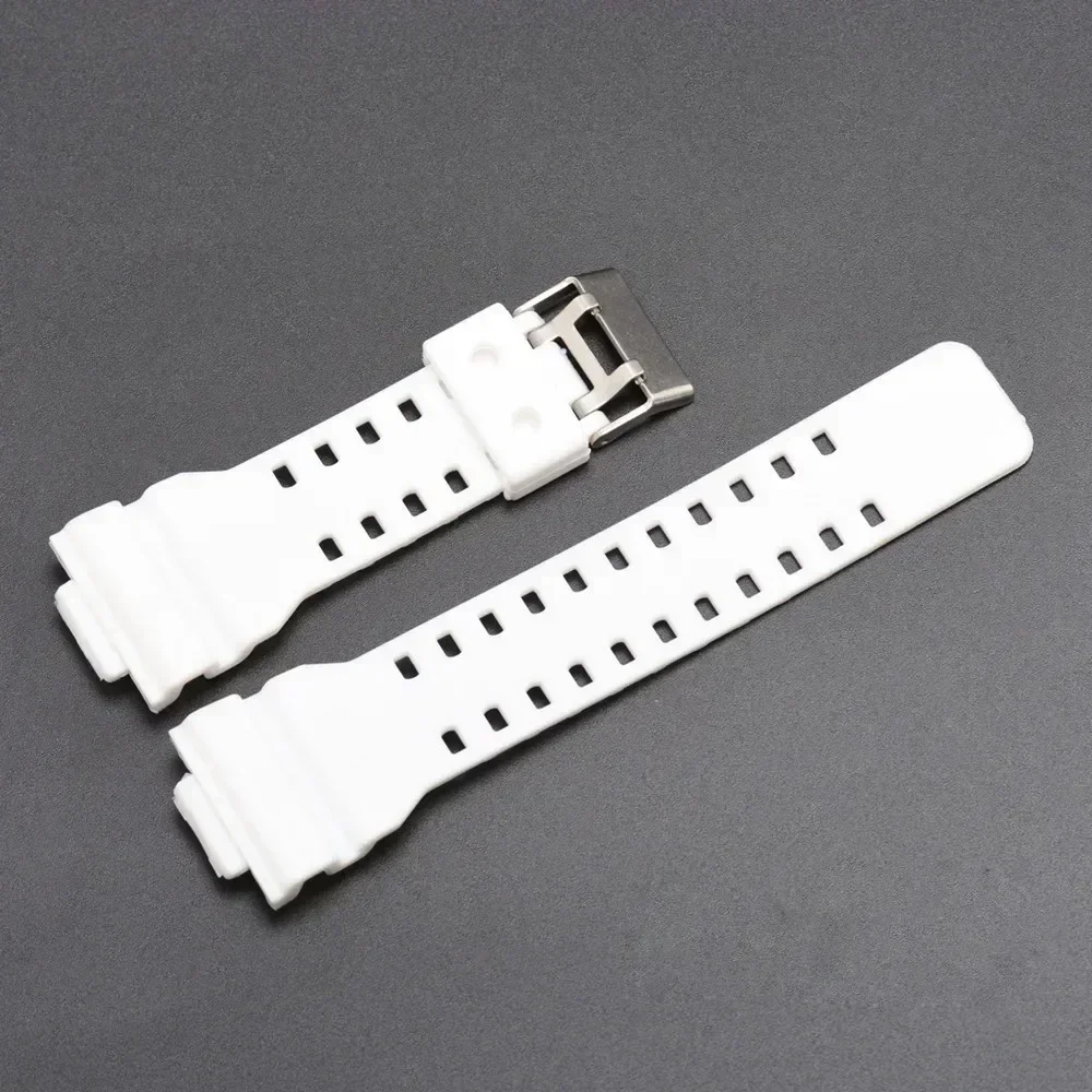 Enhanced Silicone Resin Watch Strap, 16mm, Compatible with Popular G-Shock Series