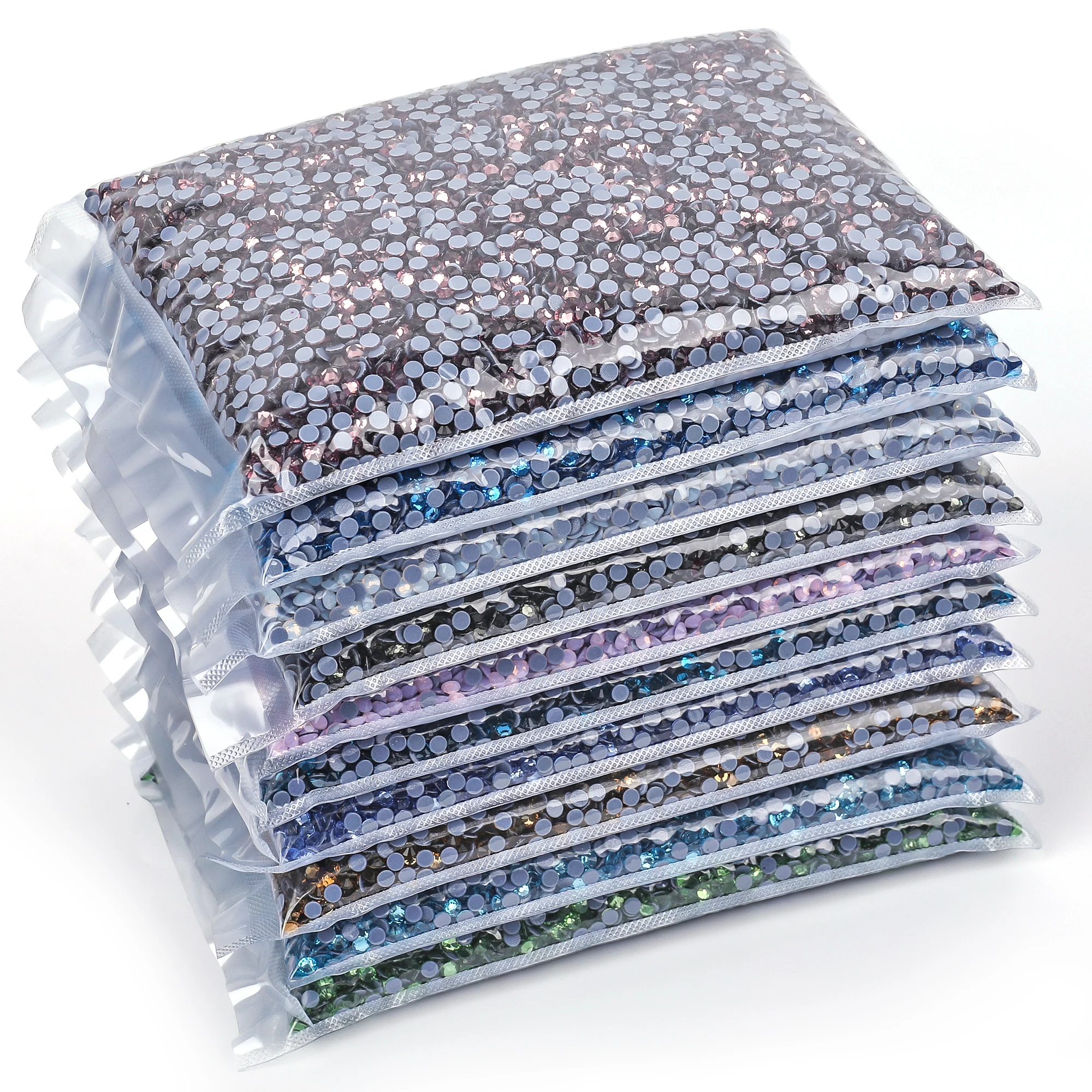 

SS6-SS30 Bulk Bag Wholesale Top Quality Better DMC Hotfix Rhinestones Crystal Hot Fix Rhinestone Garment